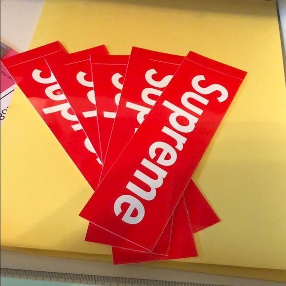 Bundle Supreme stickers (5) - Picture 1 of 1